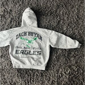 Zach Bryan Philadelphia Eagles concert hoodie